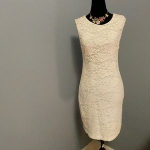 Classic white lace dress👗